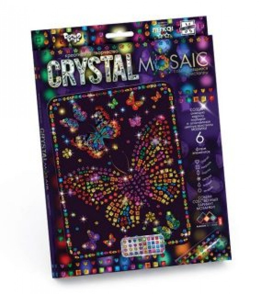 Набор креативного тв-ва Crystal Mosaic Бабочки Медведь Калуга