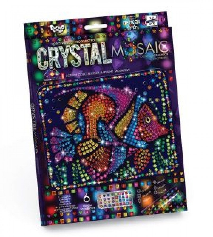 Набор креативного тв-ва Crystal Mosaic Рыбка Медведь Калуга