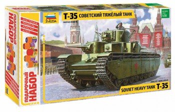 3667ПН Советский тяжелый танк Т-35 Медведь Калуга