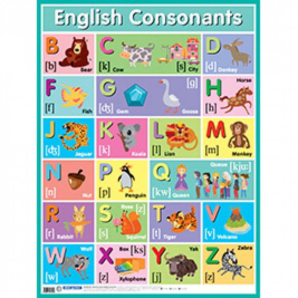 Английские согласные звуки = English Consonants Медведь Калуга