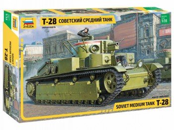 3694 Советский средний танк "Т-28" Медведь Калуга