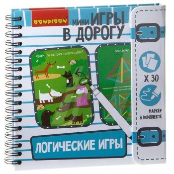 Компактные развивающие игры в дорогу ЛОГИЧЕСКИЕ ИГРЫ Медведь Калуга