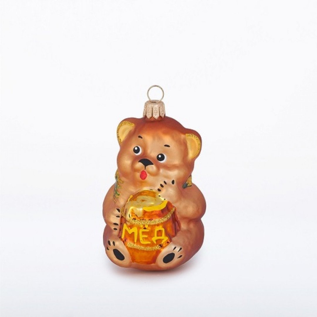 Фигурка "Мишка с мёдом" С1742 Медведь Калуга