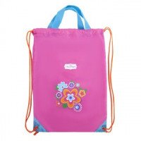 Мешок-рюкзак с ручками Цветы 30*40 см Медведь Калуга