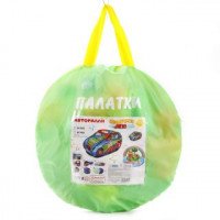 Палатка игровая Авторалли, в комплекте пластмассовые шарики 20 шт., сумка на молнии Медведь Калуга