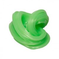 Жвачка для рук Nano gum, светится зеленым , 25 гр. Медведь Калуга