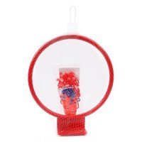 Набор для игры в баскетбол Профи, кольцо металл 25 см, мяч, игла для насоса, крепление Медведь Калуга