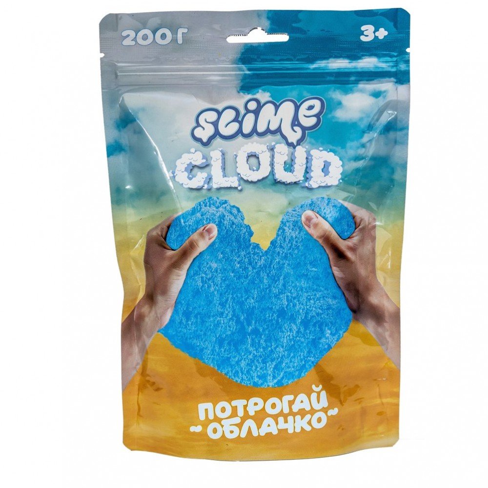 Cloud-slime Голубое небо с ароматом тропик, 200 г Медведь Калуга