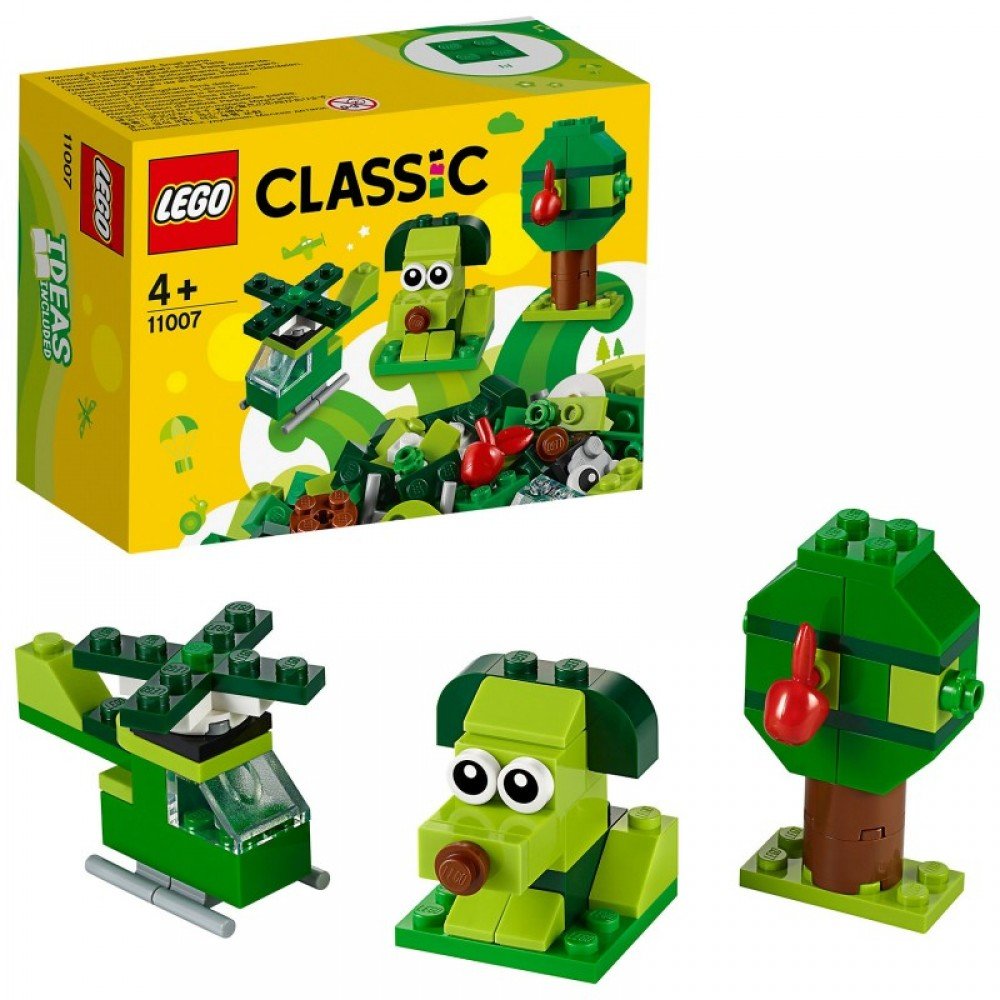 Констр-р LEGO Классика Зелёный набор для конструирования Медведь Калуга