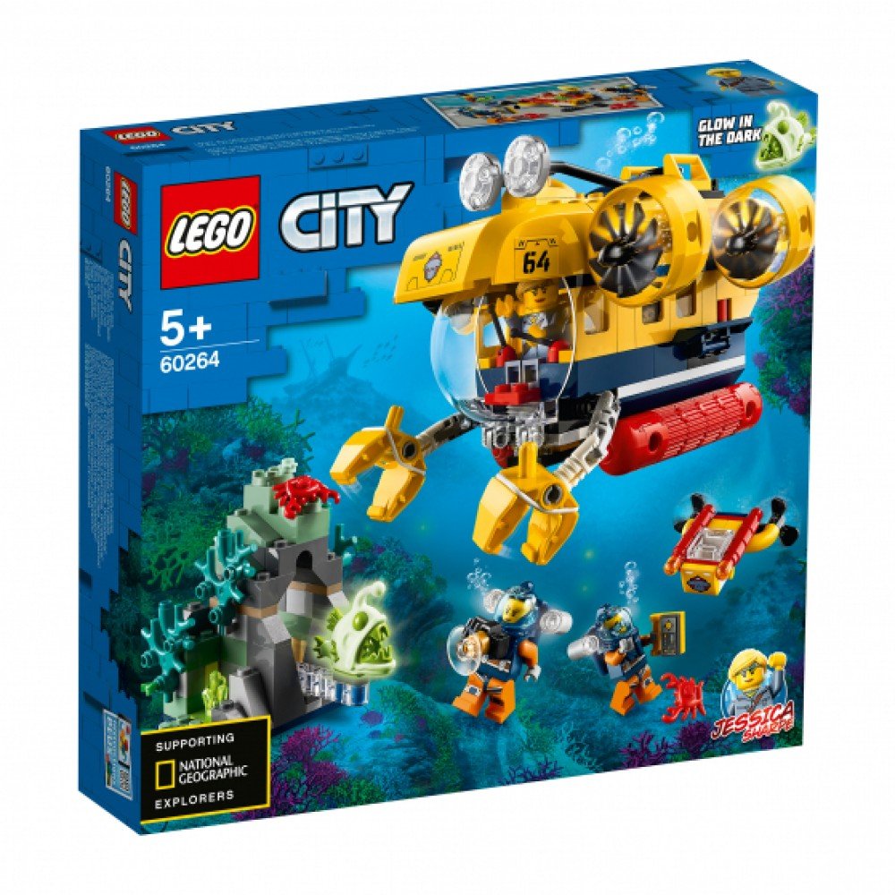 Констр-р LEGO City Oceans Океан: исследовательская подводная лодка Медведь Калуга