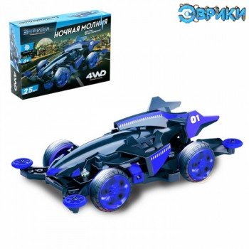 ЭВРИКИ Электронный конструктор "Ночная молния", 4WD,  №SL-01180   3102428 Медведь Калуга