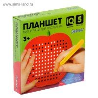 ЭВРИКИ Магнитный планшет яблоко маленькое, 142 отверстия   4445201 Медведь Калуга
