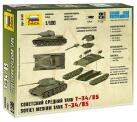6160 Модель Советский средний танк Т-34/85 Медведь Калуга
