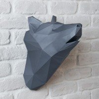 Набор для создания полигональной фигуры «Волк», 32.5 ? 44 см   4155175 Медведь Калуга