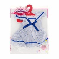 Одежда для куклы 39-45см: платье "Морячка", пакет с вешалкой Медведь Калуга
