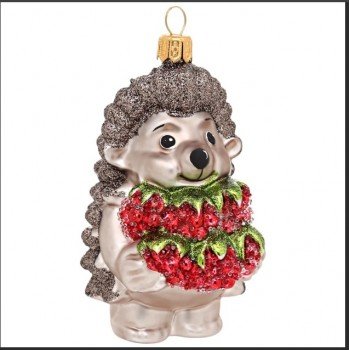Формовая игрушка "Ёжик с малиной". Арт. 55020 Медведь Калуга