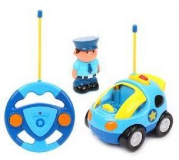 Радиоуправляемая игрушка "Полицейская машина", 2 канала, свет, музыка Медведь Калуга