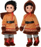 Кукла "Мальчик в костюме народов Севера", 30 см В3920 5393383 Медведь Калуга