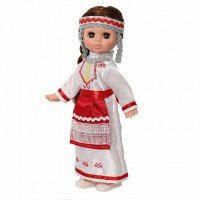 Кукла "Эля в чувашском костюме", 30,5 см В3225 5393376 Медведь Калуга