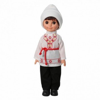 Кукла "Мальчик в чувашском костюме", 30 см В3916 5393379 Медведь Калуга