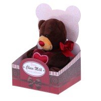 Мягкая игрушка "Choco с сердцем" 15 см С003/15 1075932 Медведь Калуга