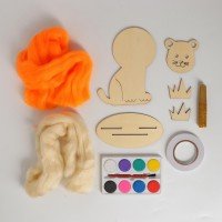 Набор для творчества «Деревянная игрушка своими руками: лев» Медведь Калуга