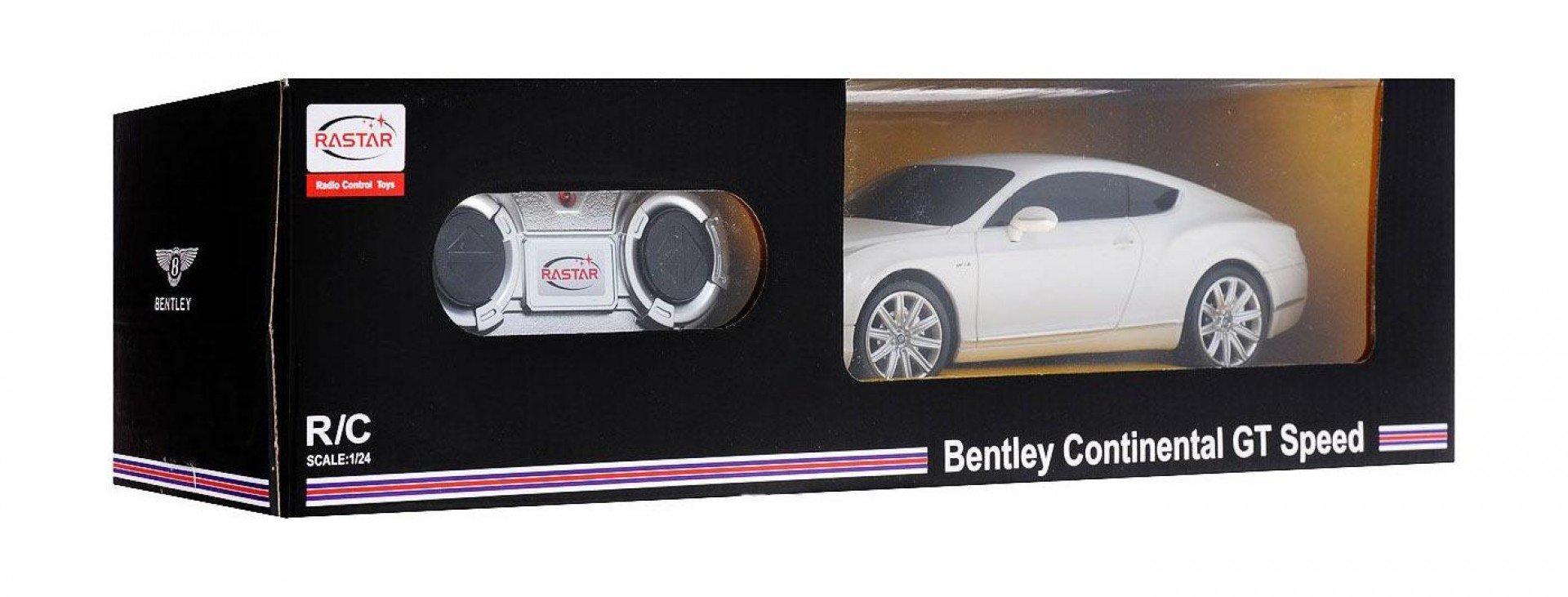 Машина р/у 1:24 Bentley Continental GT speed, цвет белый 27MHZ Медведь Калуга