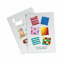 Игра карточная. Серия Игры для ума. IQ Логический интеллект. 40 карточек. 8*12 см. ГЕОДОМ (ISBN нет) Медведь Калуга
