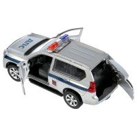 299824   Машина металл "toyota prado/uaz pickup полиция/война" 12см в дисплее Технопарк уп-12шт в ко Медведь Калуга