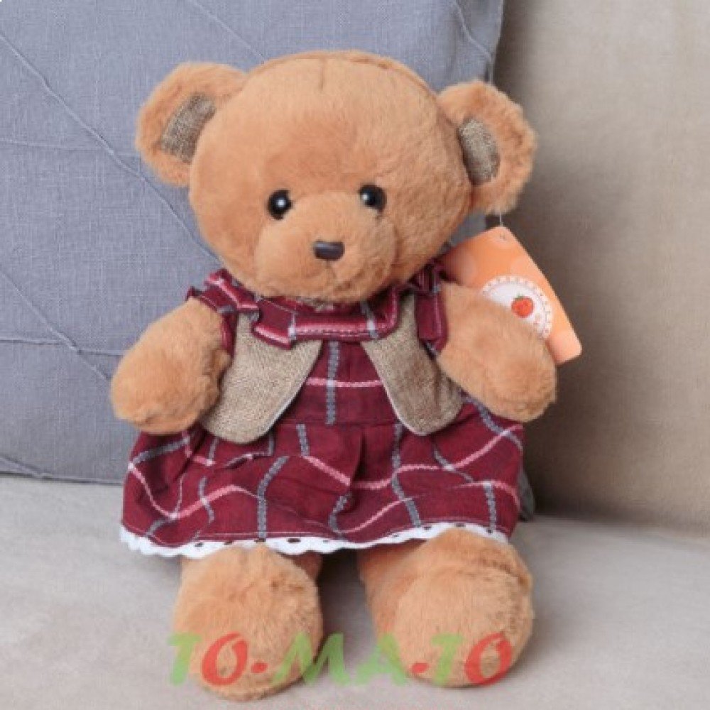 Мягкая игрушка Мишка в юбке DL103702017BR Медведь Калуга
