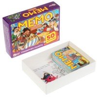 312514   Пираты Карточная игра Мемо. (50 карточек, 65х95мм). Коробка: 125х170х40мм. Умные игры в кор Медведь Калуга