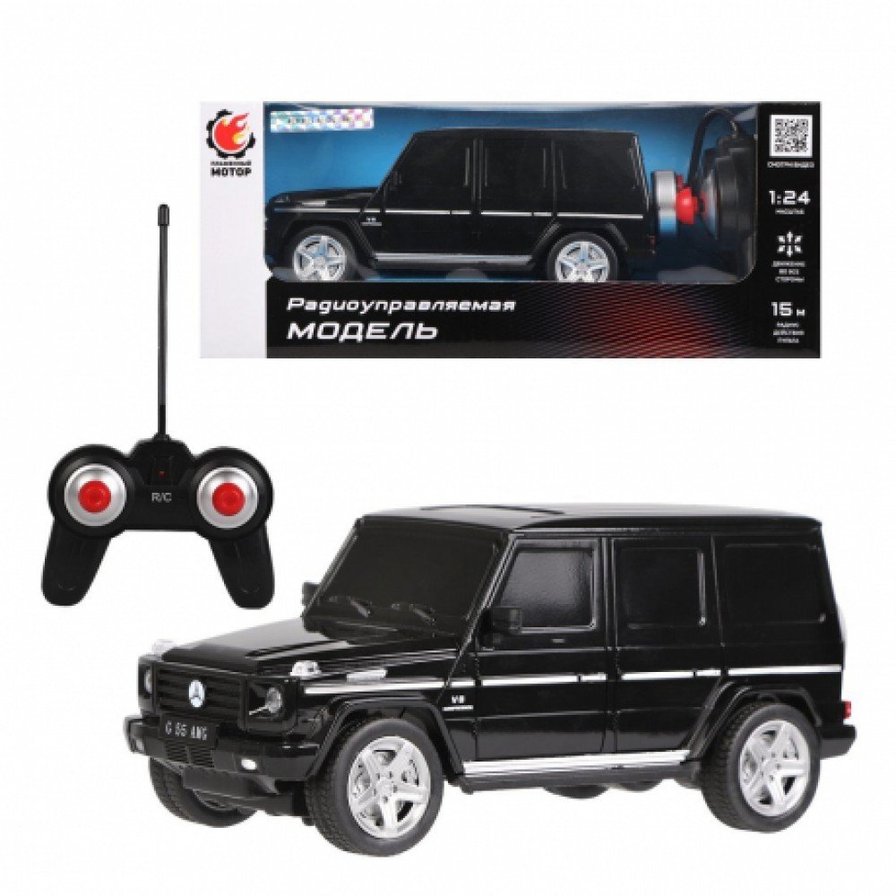 Купить Машина р/у 1:24 Mercedes-Benz G55 AMG, черн. - Медведь Калуга