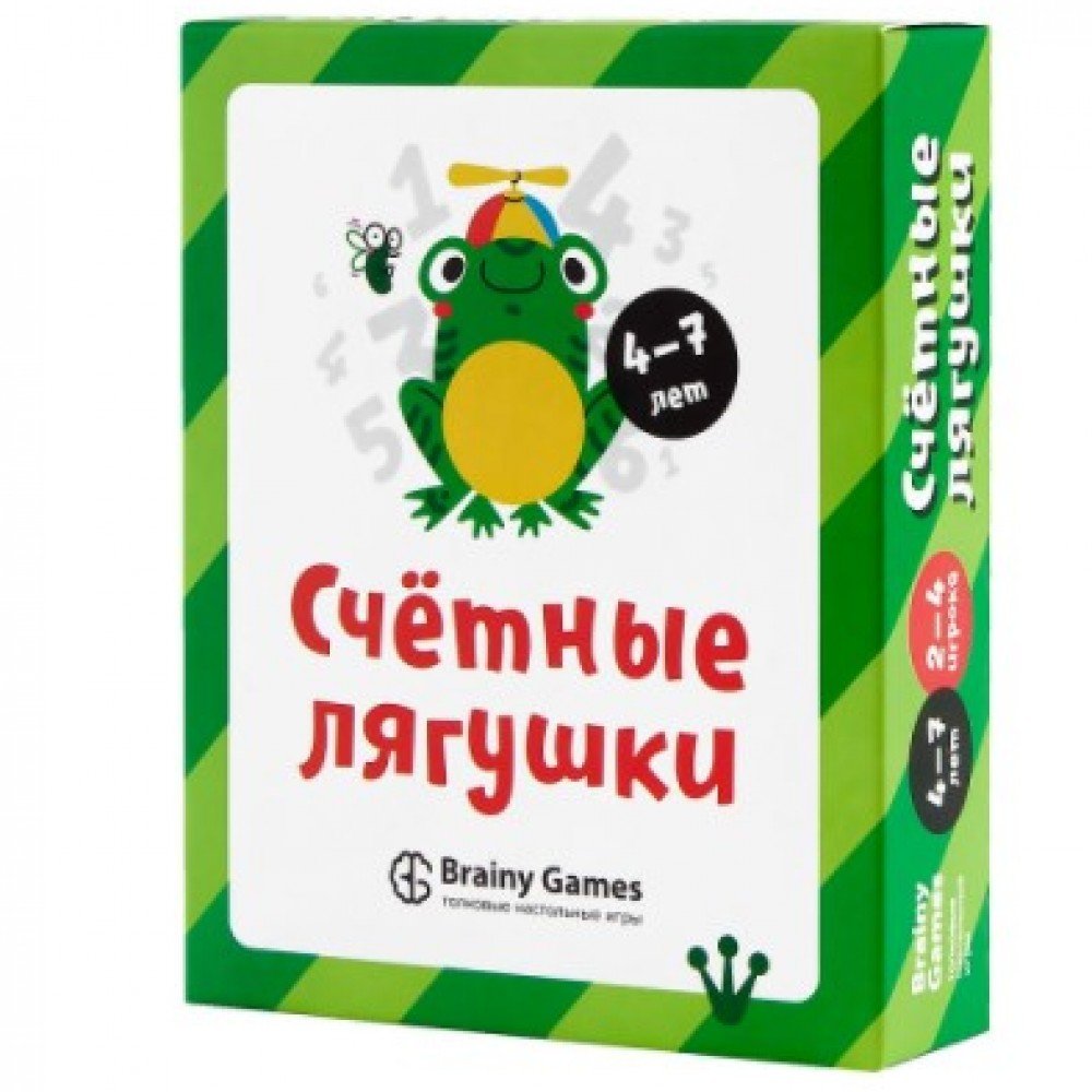 Настольная игра BRAINY GAMES УМ518 Счётные лягушки Медведь Калуга