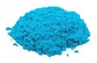 Космический песок Голубой 2 кг (песочница+формочки) Медведь Калуга