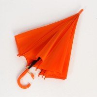 Зонт детский полуавтоматический d=90 см, цвет оранжевый Медведь Калуга