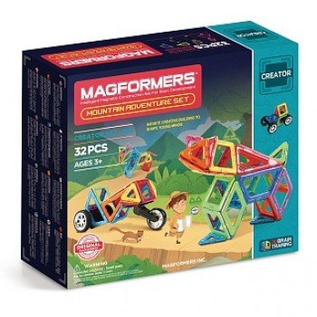 Магнитный конструктор MAGFORMERS 703011 Adventure Mountain set 32 дет. Медведь Калуга