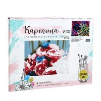 Картина по номерам на холсте с подрамником «Космический тигр» 30х40 см Медведь Калуга