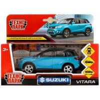 315127   Машина металл SUZUKI VITARA S 2015 12 см, двери, багаж, инерц, синий, кор. Технопарк в кор. Медведь Калуга