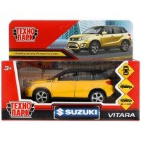 315124   Машина металл SUZUKI VITARA S 2015 12 см, двери, багаж, инер, золотой, кор. Технопарк в кор Медведь Калуга