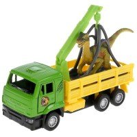 302685   Машина металл KAMAZ ЭВАКУАТОР, 12 см, двери, инерц.+ диноз. 9 см, кор Технопарк в кор.2*24ш Медведь Калуга