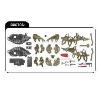 Электронный конструктор «Стегозавр», 48 деталей, световые и звуковые эффекты Медведь Калуга