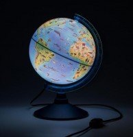 Интерактивный глобус GLOBEN INT12100296 зоогеографический детский с подсветкой 210 мм с очками VR Медведь Калуга