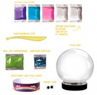 Набор легкий пластилин Чудо-шар Единорог Медведь Калуга