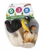 Набор фигурок из ПВХ Изучаем птиц 2 Медведь Калуга