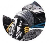 Вездеход трюковой р/у, 4 WD, переворот, режим высокой и низкой посадки, син. Медведь Калуга