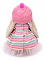 Зайка Ми в полосатом платье с леденцом 25 см Медведь Калуга