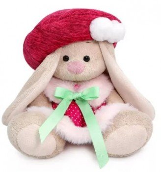 Зайка Ми в юбке и малиновом берете 15 см Медведь Калуга