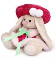 Зайка Ми в юбке и малиновом берете 15 см Медведь Калуга
