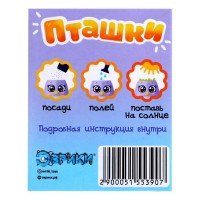 Набор для опытов «Пташки, выращиваем травку», фиолетовый горшочек Медведь Калуга