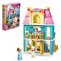 Конструктор серии Розовая мечта, 287 дет. Медведь Калуга